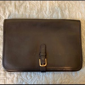 Vintage Large Coach Folder Bag